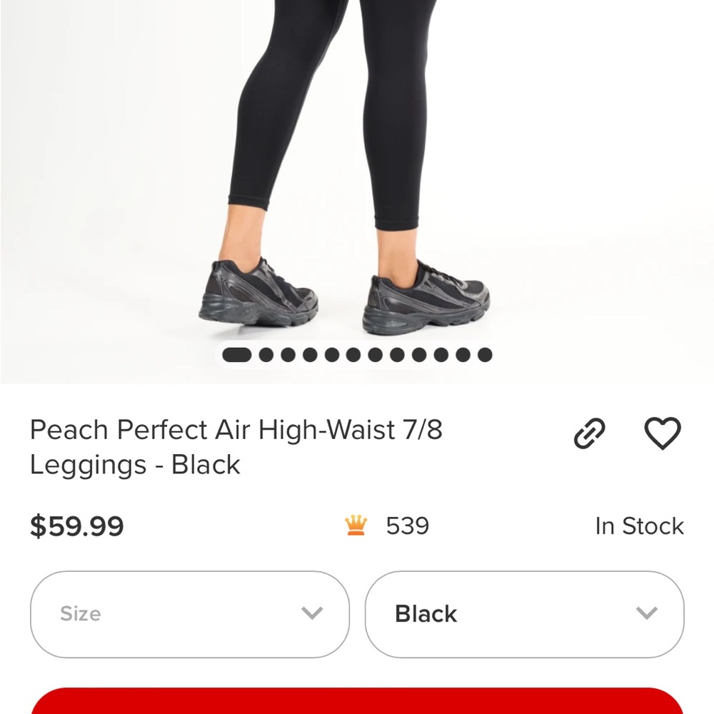 Black High-Waist Leggings NEVER WORN